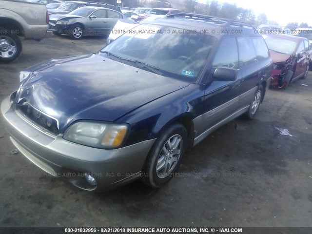 4S3BH675047619054 - 2004 SUBARU LEGACY OUTBACK AWP 蓝色 照片 2