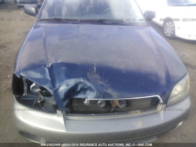 4S3BH675047619054 - 2004 SUBARU LEGACY OUTBACK AWP 蓝色 照片 6