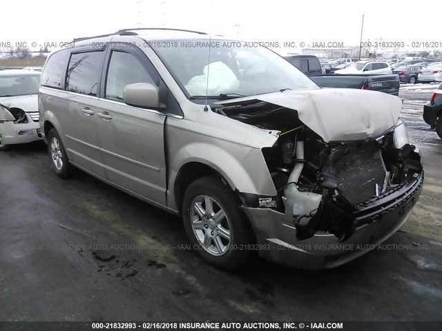 2A8HR54P58R641099 - 2008 CHRYSLER TOWN & COUNTRY TOURING TAN photo 1