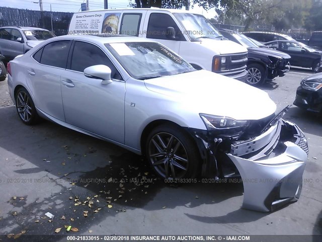 JTHBA1D23H5053361 - 2017 LEXUS IS 200T SILVER photo 1