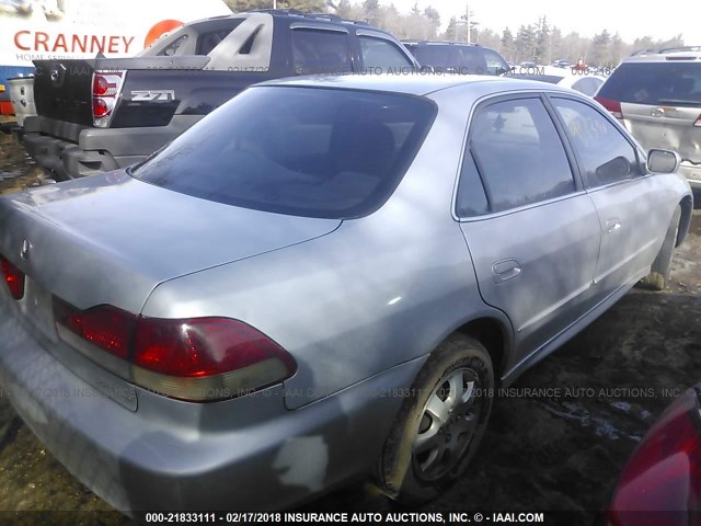 1HGCG66812A055404 - 2002 HONDA ACCORD EX/SE SILVER photo 4