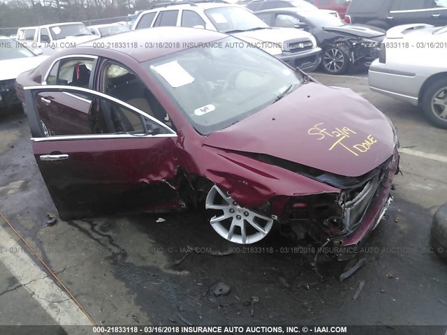 1G1ZE5E79BF223917 - 2011 CHEVROLET MALIBU LTZ 红色 照片 1