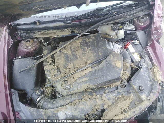 1G1ZE5E79BF223917 - 2011 CHEVROLET MALIBU LTZ 红色 照片 10