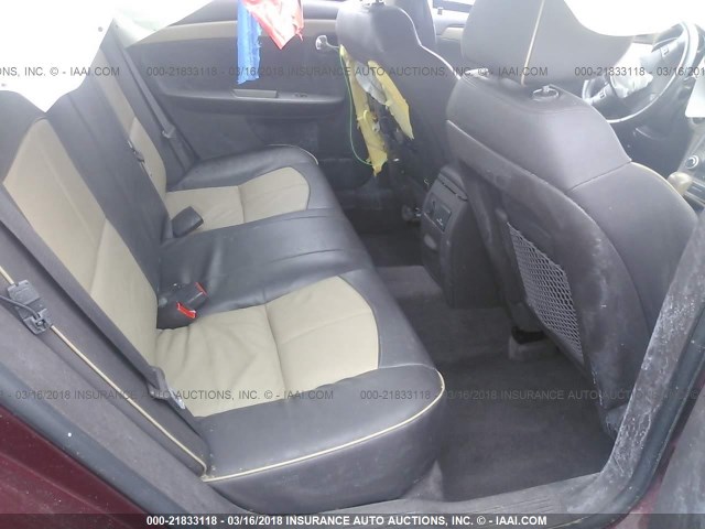 1G1ZE5E79BF223917 - 2011 CHEVROLET MALIBU LTZ 红色 照片 8