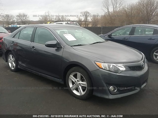 4T1BF1FK6DU219867 - 2013 TOYOTA CAMRY L/SE/LE/XLE GRAY photo 1