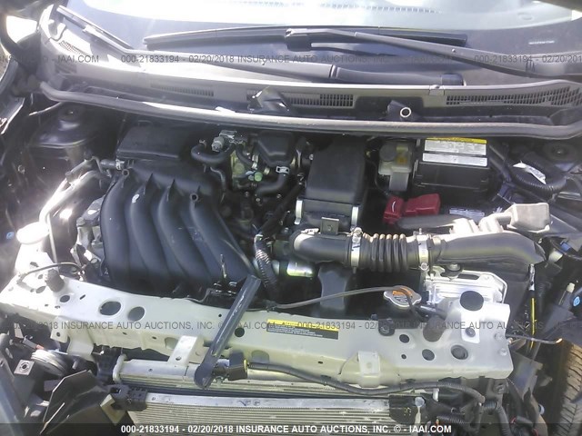 3N1CE2CP3HL377409 - 2017 NISSAN VERSA NOTE S/S PLUS/SV/SL/SR GRAY photo 10