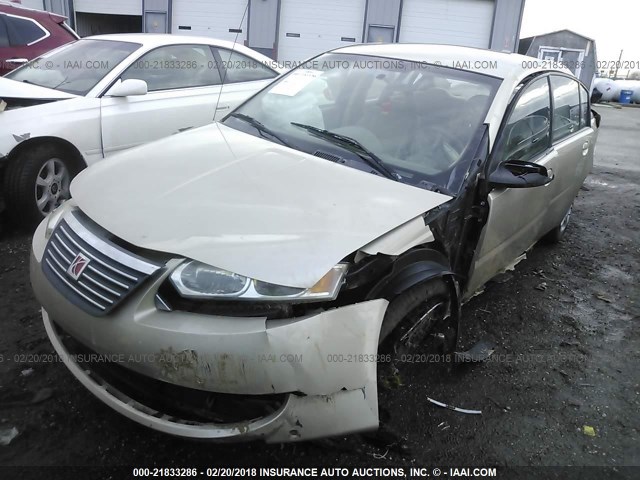 1G8AJ52F95Z112826 - 2005 SATURN ION LEVEL 2 GOLD photo 2