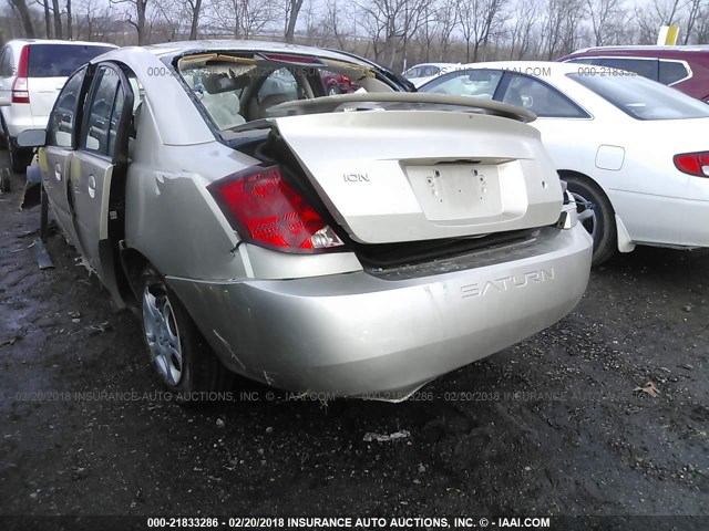 1G8AJ52F95Z112826 - 2005 SATURN ION LEVEL 2 GOLD photo 3