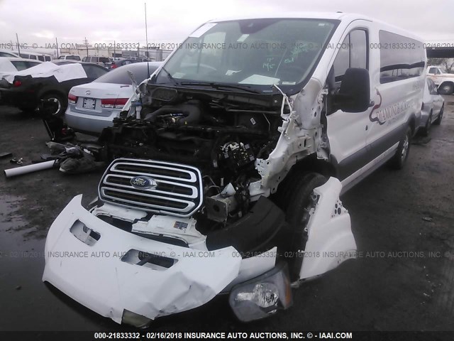 1FMZK1YM3FKA84998 - 2015 FORD TRANSIT T-150 WHITE photo 6