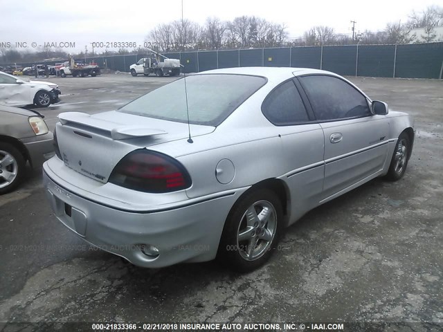 1G2NW12E71M533660 - 2001 PONTIAC GRAND AM GT SILVER photo 4