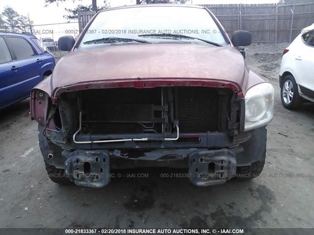 1D7HA18K57J537596 - 2007 DODGE RAM 1500 ST RED photo 6