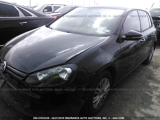 WVWDB7AJ6CW153074 - 2012 VOLKSWAGEN GOLF 黑色 照片 2