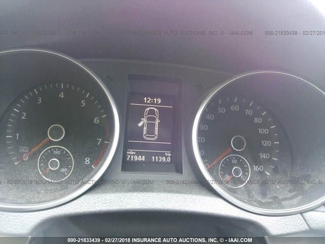 WVWDB7AJ6CW153074 - 2012 VOLKSWAGEN GOLF 黑色 照片 7