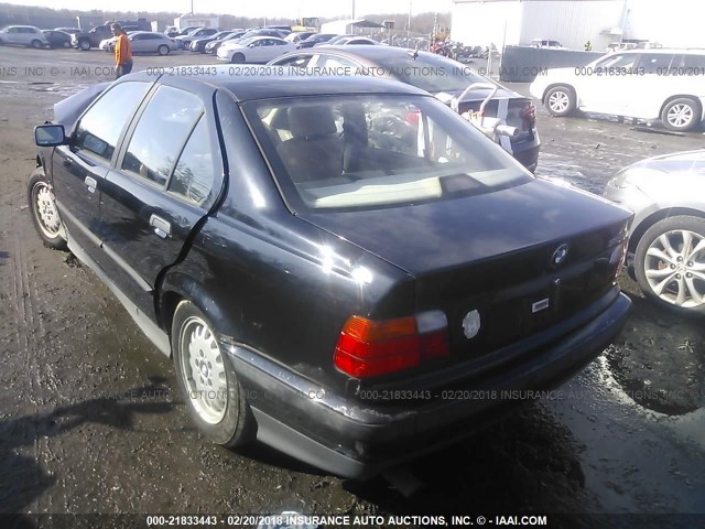4USCD832XTLC71760 - 1996 BMW 318 I AUTOMATIC BLACK photo 3