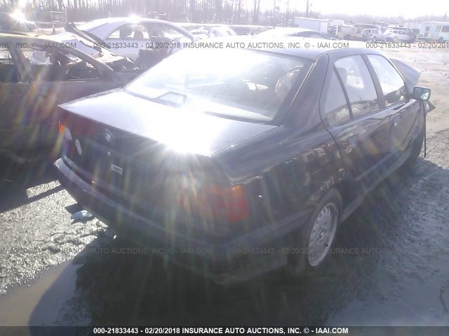 4USCD832XTLC71760 - 1996 BMW 318 I AUTOMATIC BLACK photo 4