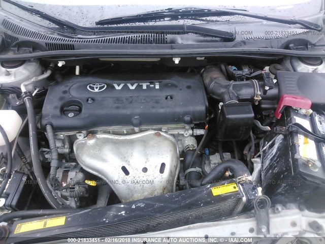 JTKDE3B7XA0310326 - 2010 TOYOTA SCION TC 银色 照片 10