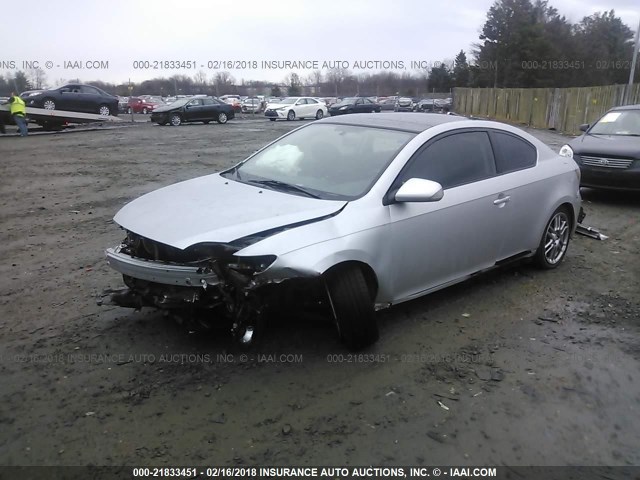 JTKDE3B7XA0310326 - 2010 TOYOTA SCION TC 银色 照片 2