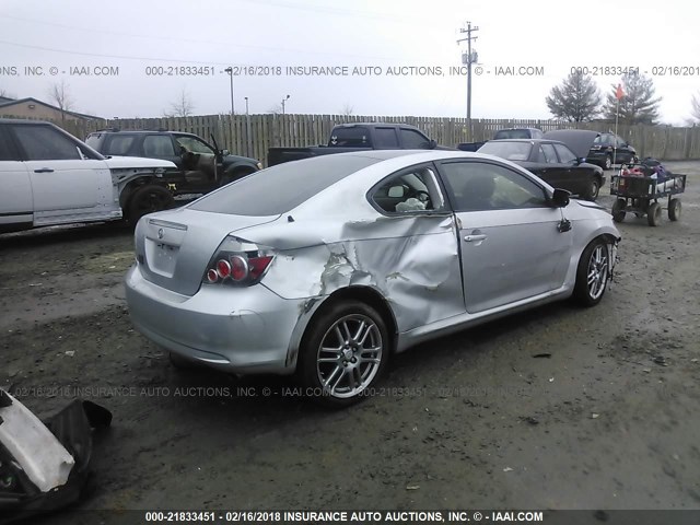 JTKDE3B7XA0310326 - 2010 TOYOTA SCION TC 银色 照片 4