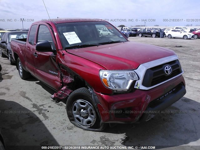 5TFTX4CN3EX042930 - 2014 TOYOTA TACOMA ACCESS CAB Rot Foto 1