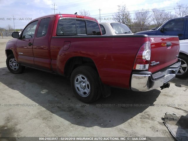 5TFTX4CN3EX042930 - 2014 TOYOTA TACOMA ACCESS CAB RED photo 3