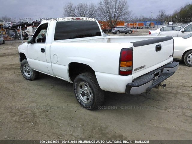 1GTEK14X84Z102192 - 2004 GMC NEW SIERRA K1500 WHITE photo 3