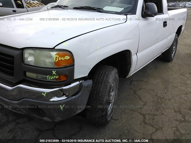 1GTEK14X84Z102192 - 2004 GMC NEW SIERRA K1500 WHITE photo 6