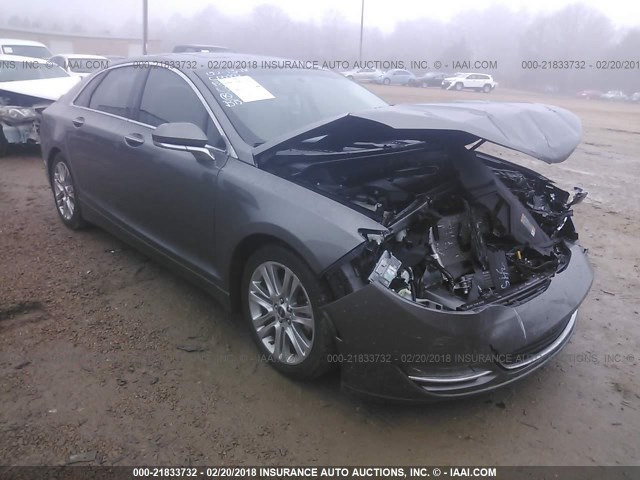 3LN6L2LU9ER817353 - 2014 LINCOLN MKZ HYBRID GRAY photo 1