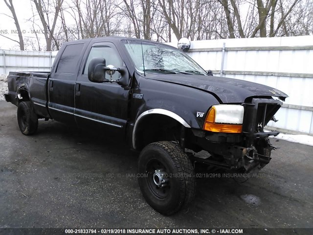 1FTSW31F0XEB14699 - 1999 FORD F350 SRW SUPER DUTY BLACK photo 1