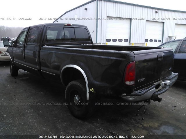 1FTSW31F0XEB14699 - 1999 FORD F350 SRW SUPER DUTY BLACK photo 3