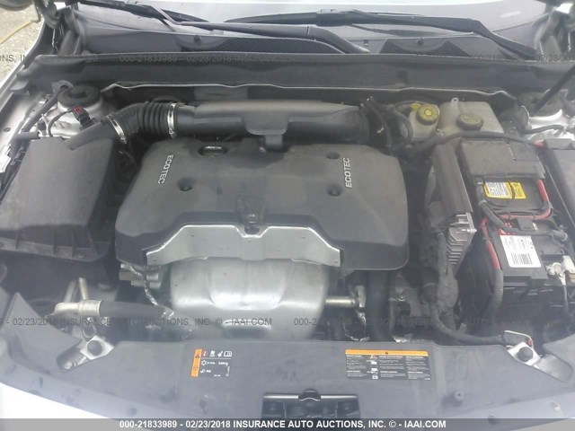 1G11B5SL9EF113557 - 2014 CHEVROLET MALIBU LS ვერცხლისფერი ფოტო 10