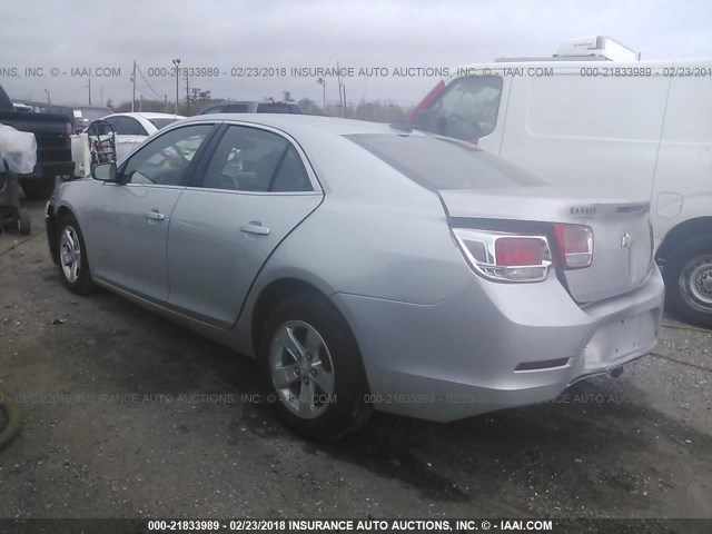 1G11B5SL9EF113557 - 2014 CHEVROLET MALIBU LS ვერცხლისფერი ფოტო 3