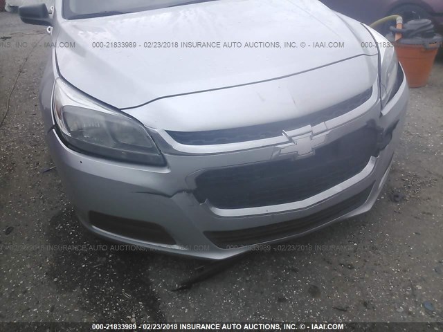 1G11B5SL9EF113557 - 2014 CHEVROLET MALIBU LS ვერცხლისფერი ფოტო 6