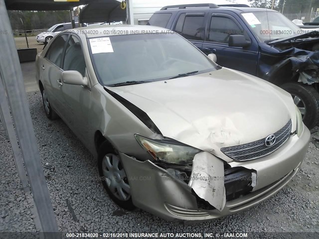 4T1BE32K43U156772 - 2003 TOYOTA CAMRY LE/XLE/SE ოქროსფერი ფოტო 1