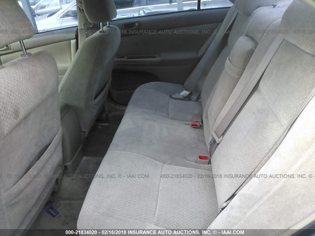 4T1BE32K43U156772 - 2003 TOYOTA CAMRY LE/XLE/SE ოქროსფერი ფოტო 8