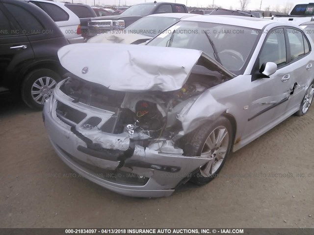 YS3FD49Y671140470 - 2007 SAAB 9-3 2.0T SILVER photo 6