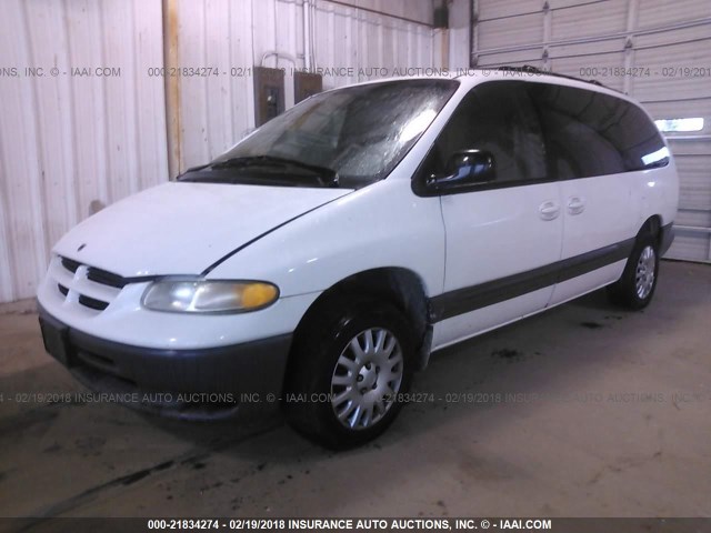 1B4GP44G1XB579892 - 1999 DODGE GRAND CARAVAN SE/SPORT WHITE photo 2