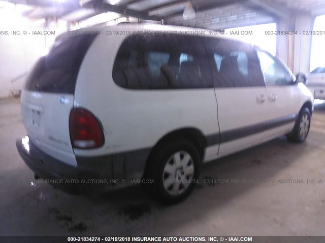 1B4GP44G1XB579892 - 1999 DODGE GRAND CARAVAN SE/SPORT WHITE photo 4