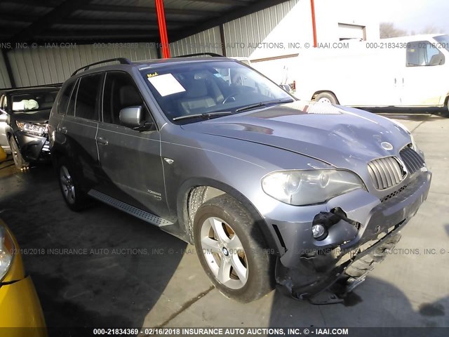 5UXFE43559L260186 - 2009 BMW X5 XDRIVE30I GRAY photo 1