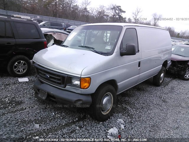 1FTNE24W36HA22084 - 2006 FORD ECONOLINE E250 VAN SILVER photo 2