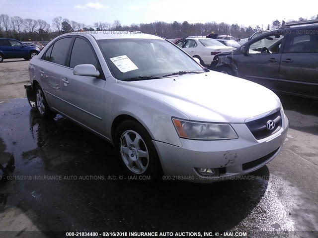 5NPEU46F66H034971 - 2006 HYUNDAI SONATA GLS/LX SILVER photo 1