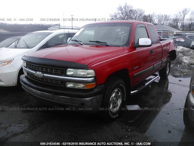 2GCEK19T8X1262057 - 1999 CHEVROLET SILVERADO K1500 RED photo 2