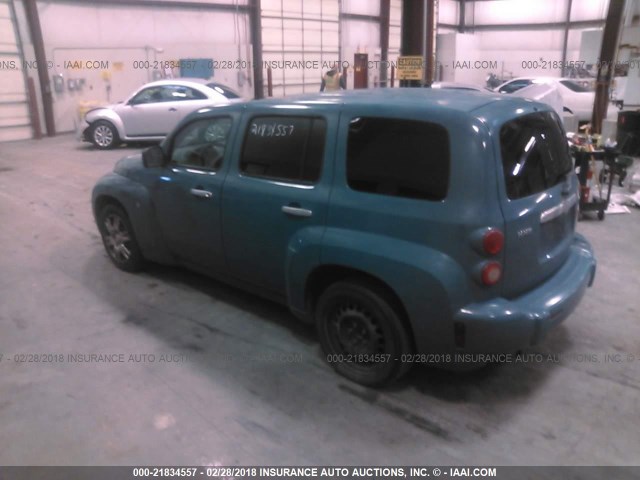 3GNDA13D37S564934 - 2007 CHEVROLET HHR LS TURQUOISE photo 3