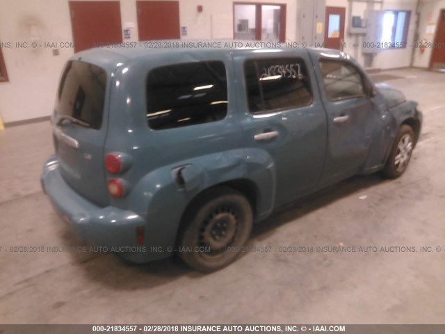 3GNDA13D37S564934 - 2007 CHEVROLET HHR LS TURQUOISE photo 4