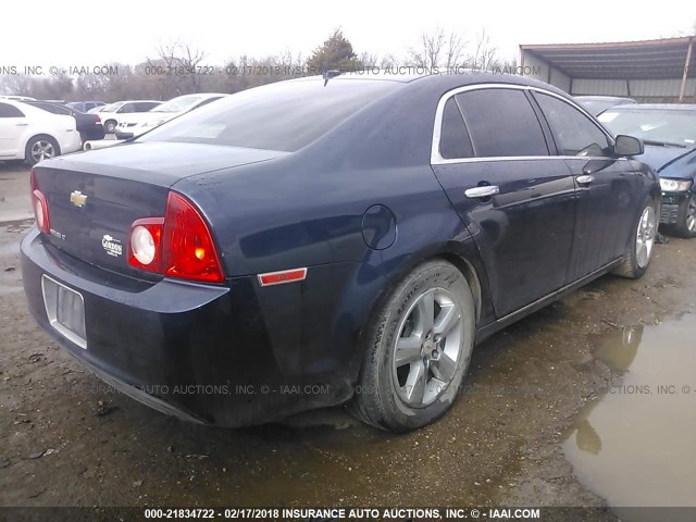 1G1ZD5E12BF369493 - 2011 CHEVROLET MALIBU 2LT Dark Blue photo 4