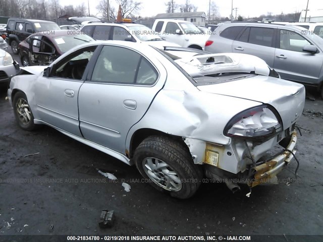 1G2NF52E64M538702 - 2004 PONTIAC GRAND AM SE1 GRAY photo 3