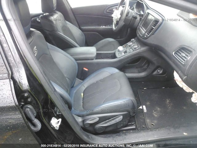 1C3CCCBB0FN712948 - 2015 CHRYSLER 200 S 黑色 照片 5