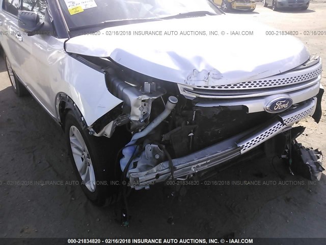 1FMHK7D84BGA90510 - 2011 FORD EXPLORER XLT SILVER photo 6