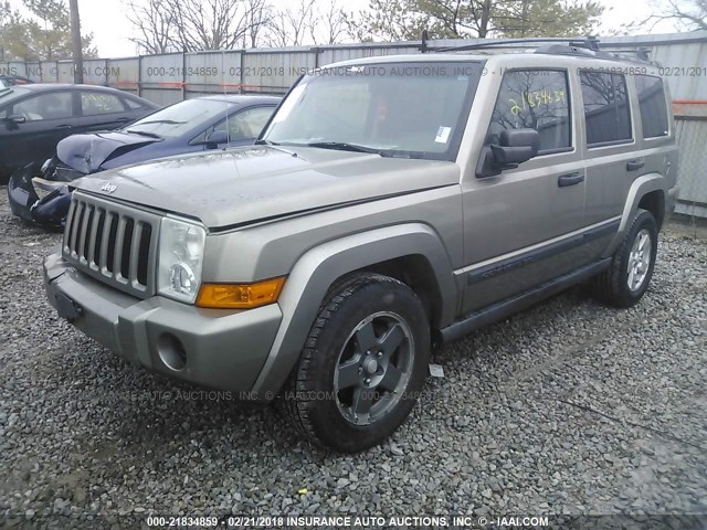 1J8HG48K06C257901 - 2006 JEEP COMMANDER Qəhvəyi foto 2