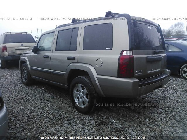 1J8HG48K06C257901 - 2006 JEEP COMMANDER Qəhvəyi foto 3