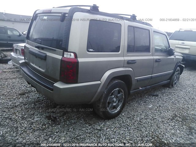 1J8HG48K06C257901 - 2006 JEEP COMMANDER Qəhvəyi foto 4